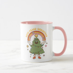 Fröhliche Weihnachten - Sei Groovy und hell Tasse