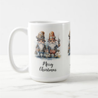 Fröhliche Weihnachten Steampunk Gnome Kaffeetasse