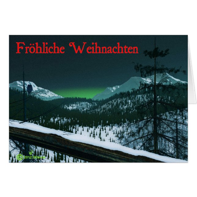Frohliche Weihnachten - Stille Nacht (Vorderseite (Horizontal))