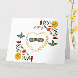 Fröhliche Weihnachten Stilvolle Weihnachten Trendy Karte