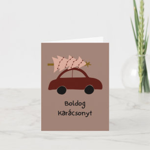 Fröhliche Weihnachten Ungarische Weihnachten Karte