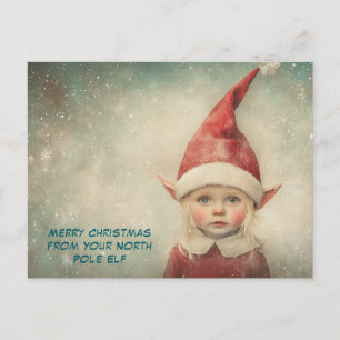 Fröhliche Weihnachten von Ihrem Nordpol-Elf Cute