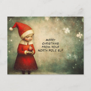 Fröhliche Weihnachten von Ihrem Nordpol-Elf Cute