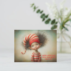 Fröhliche Weihnachten von Ihrem Nordpol-Elf Cute