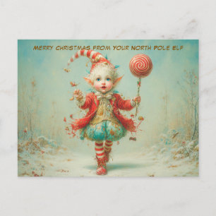 Fröhliche Weihnachten von Ihrem Nordpol-Elfen   Cu