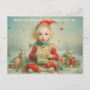 Fröhliche Weihnachten von Ihrem Nordpol-Elfen   Cu
