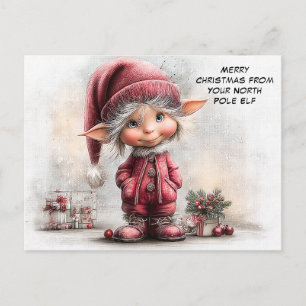 Fröhliche Weihnachten von Ihrem Nordpol-Elfen   Cu