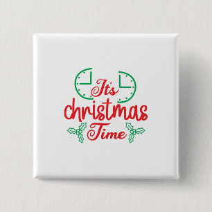 Fröhliche Weihnachten Weihnachten ist Weihnachten Button