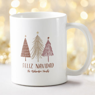 Fröhliche Weihnachten Weihnachtsbaum Festlich Eleg Kaffeetasse