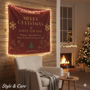 Fröhliche Weihnachts- und Neujahrsfeier Cozy Wall Wandteppich