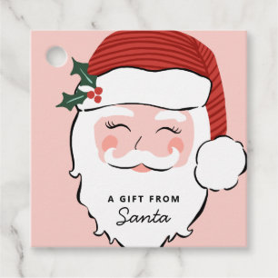 Fröhliche Weihnachtsfeier Rosa und Rot Von San Geschenkanhänger