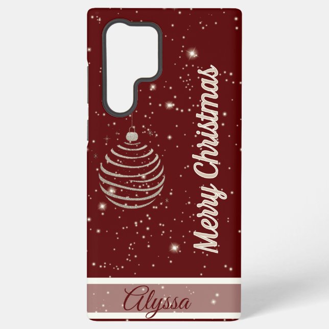 Fröhliche Weihnachtsfeier Samsung Galaxy Hülle (Rückseite)