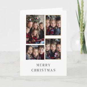 Fröhliche Weihnachtsfotokarte Karte