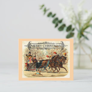Fröhliche Weihnachtsgrüße Postkarte