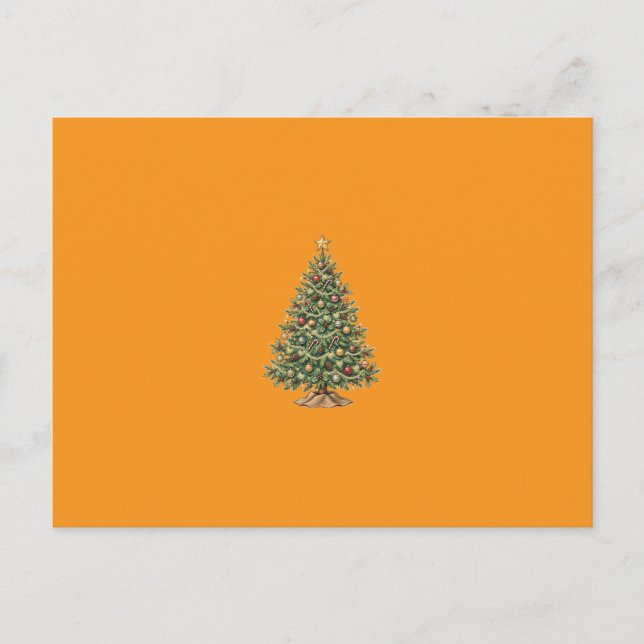 Fröhliche Weihnachtsgrüße Postkarten (Vorderseite)
