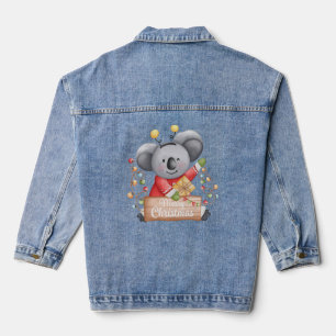 fröhliche Weihnachtsjacke Denim Jackets Jeansjacke