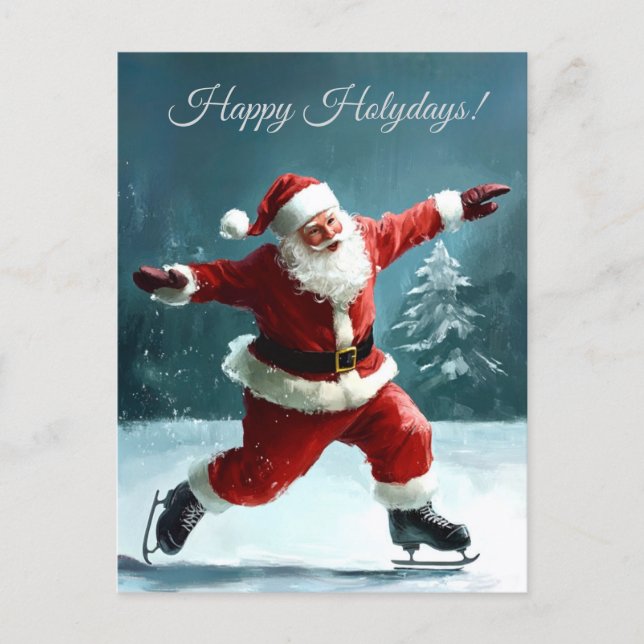 Fröhliche Weihnachtskarte. Weihnachten  (Vorderseite)