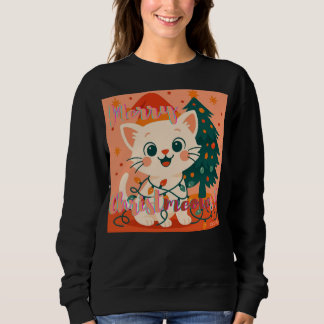 Fröhliche Weihnachtskatzen! Süße und lustige Weihn Sweatshirt