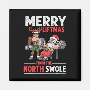 Fröhliche Weihnachtsliftmen aus dem Nordschweizer Magnet