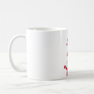 Fröhliche Weihnachtsmaske, Weihnachten mit Maske Kaffeetasse