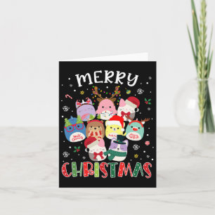 Fröhliche Weihnachtsscherze Squad Mallow Girls Boy Karte