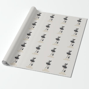 Fröhliche Witchmas-Geschenkpapier – Gothic Hexe & Geschenkpapier
