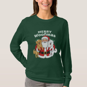 Fröhliche Woofmas Weihnachten T-Shirt