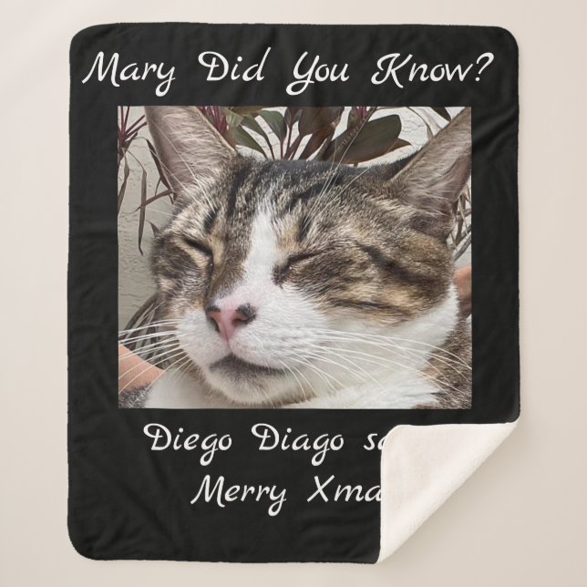 Fröhliche Xmas Diego Diago! Sherpadecke (Vorderseite)