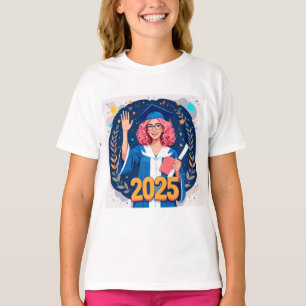 Fröhlicher Absolvent von 2025 feiert Erfolg T-Shirt