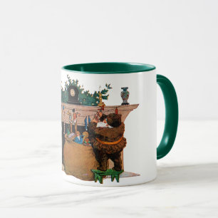 Fröhlicher alter Weihnachtself, Jessie Willcox Smi Tasse