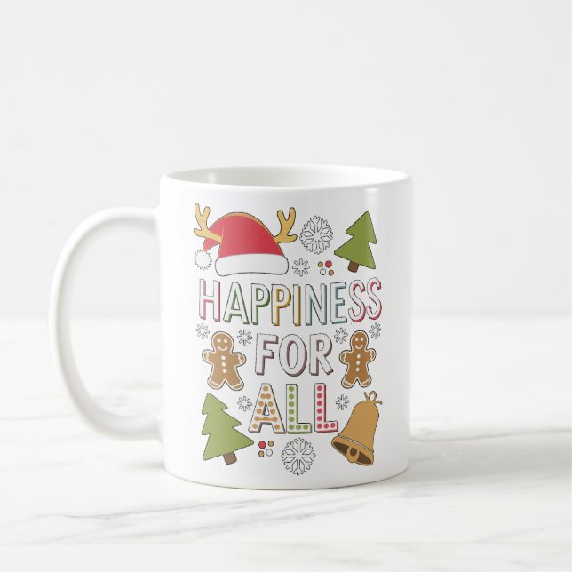 Fröhlicher Beifall Kaffeetasse (Links)