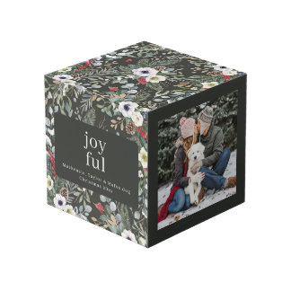 Fröhlicher Botanischer Weihnachten Personalisierte Würfel