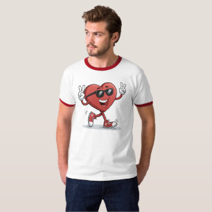 Fröhlicher Cartoon-Shirt T-Shirt