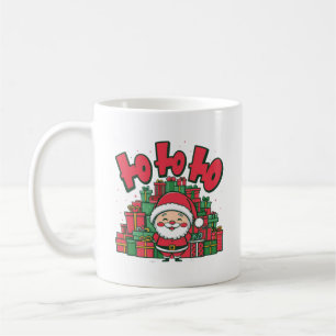 Fröhlicher Cartoon-Weihnachtsmann Weihnachten Kaffeetasse