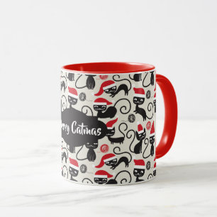 Fröhlicher Catmas-Becher Tasse