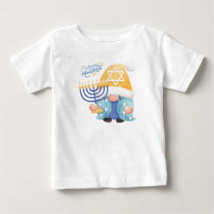 Fröhlicher Chanukka-Gnom Baby T-shirt