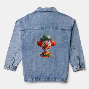 Fröhlicher Clown Jeansjacke