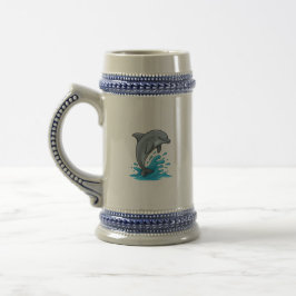 Fröhlicher Delfin Sprung - Tasse