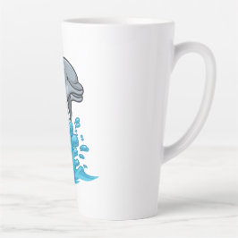 Fröhlicher Delfin Sprung - Tasse