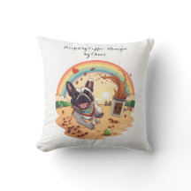 Fröhlicher Französische Bulldogge & Kaffeeklatsch