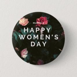 Fröhlicher Frauentag Button