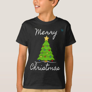 Fröhlicher fröhlicher Weihnachtsbaum T-Shirt