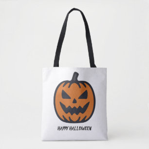 Fröhlicher Halloween-Kürbis-Tragetasche Tasche