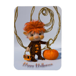 Fröhlicher Halloween-Plakat Magnet