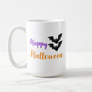 Fröhlicher Halloween-Text Fledermäuse Für Kinder P Kaffeetasse
