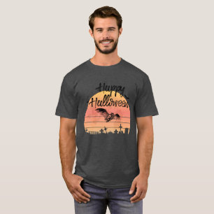 Fröhlicher Halloween Vampirfledermaus T-Shirt