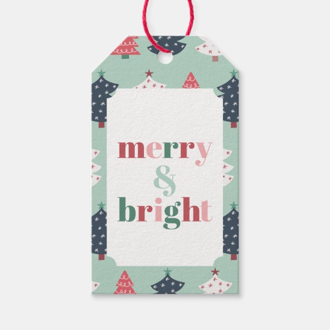 Fröhlicher & Heller Minzbaum Geschenkanhänger (Vorderseite)