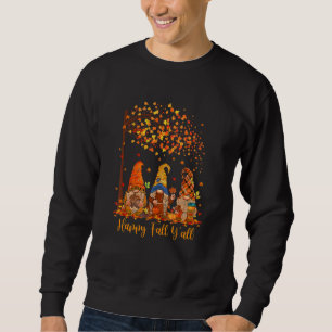 Fröhlicher Herbst Euch allen Gnom Herbst-Gnome Kür Sweatshirt