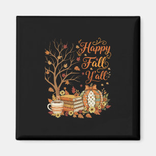 Fröhlicher Herbst für Euch Florale Kürbis Herbst K Magnet