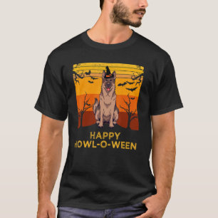Fröhlicher Heul-O-Weih Deutscher Schäferhund T-Shirt